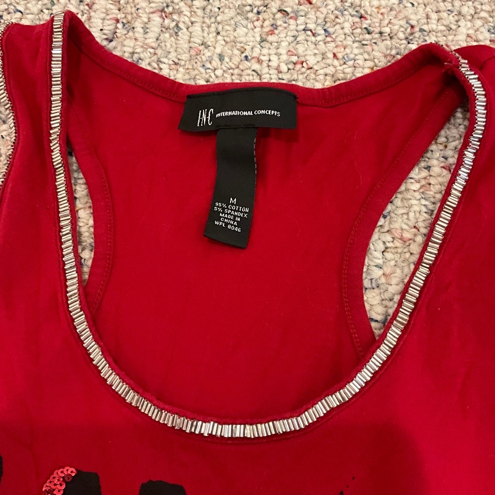 INC Racerback Christmas Tank - Picture 3 of 5